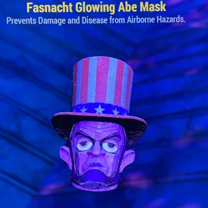 Glowing Abe Mask
