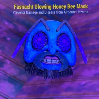 Glowing Honey Bee Mask