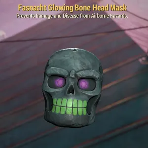 Glowing Bone Head Mask