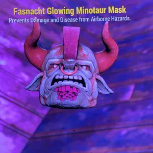 Glowing Minotaur Mask