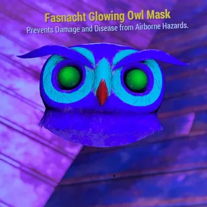Glowing Owl Mask