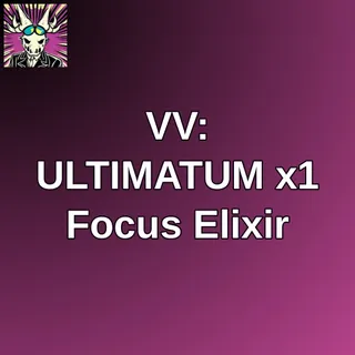 VV: ULTIMATUM x1 Focus Elixir