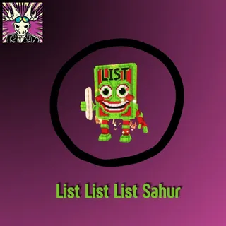 List List List Sahur