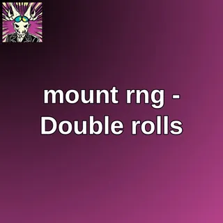 mount rng - Double rolls