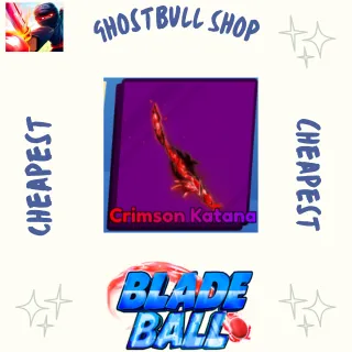 crimson katana blade ball