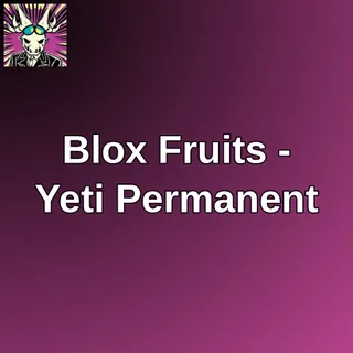 Blox Fruits - Yeti Permanent