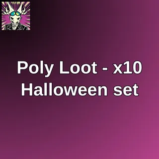 Poly Loot - x10 Halloween set