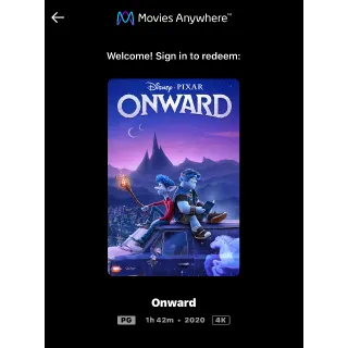 Onward (2020) / rx3t🇺🇸 / 4K UHD MOVIESANYWHERE