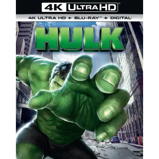 Hulk (2003) / 🇺🇸 / 4K UHD MOVIESANYWHERE