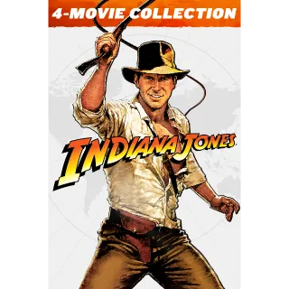 INDIANA JONES 4-Movie Collection / ij6617🇺🇸 / 4K UHD ITUNES