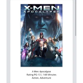 X-Men: Apocalypse (2016) / 🇺🇸 / 4K UHD ITUNES