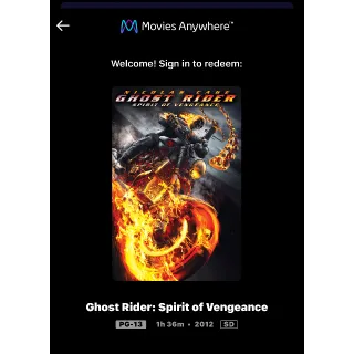 Ghost Rider: Spirit of Vengeance (2011) / 🇺🇸 / SD MOVIESANYWHERE 