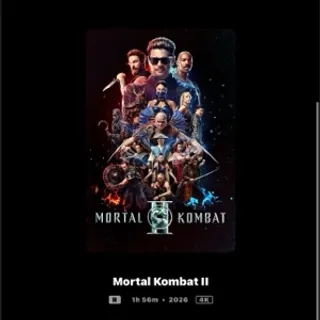 Mortal Kombat 2 2026 / 4K MA / 4K FANDANGOATHOME