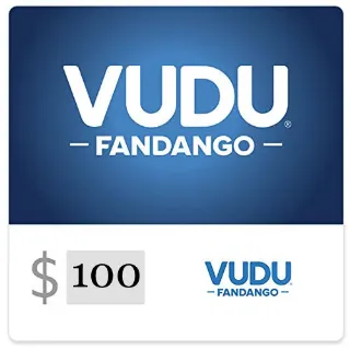 $100 VUDU eGift Card / 🇺🇸 / BALANCE $100