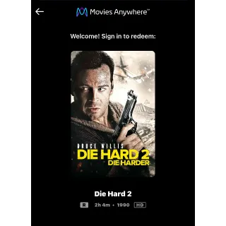 Die Hard 2 - DIE HARDER (1990) / 🇺🇸 / HD MOVIESANYWHERE 