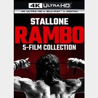 RAMBO 5-Movie Collection / 0vk4🇺🇸 / 4K UHD VUDU / 1️⃣ code for all 5 films!