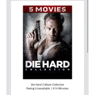 DIE HARD 5-Movie Collection / 🇺🇸 / HD MOVIESANYWHERE, HD VUDU