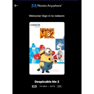 Despicable Me 2 (2013) / 🇺🇸 / HD MOVIESANYWHERE
