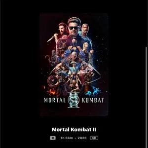 Mortal Kombat 2 2026 / 🇺🇸 / 4K MA / 4K FANDANGOATHOME