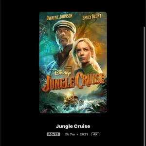 Jungle Cruise (2021) / 4qwl🇺🇸 / 4K UHD MOVIESANYWHERE