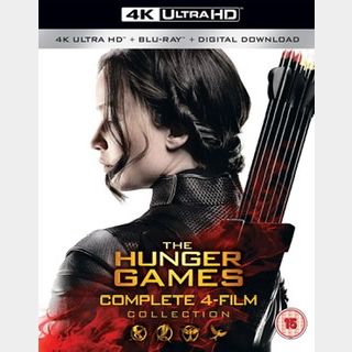 The HUNGER GAMES 4-Movie Collection / 49h7🇺🇸 / 4K UHD VUDU