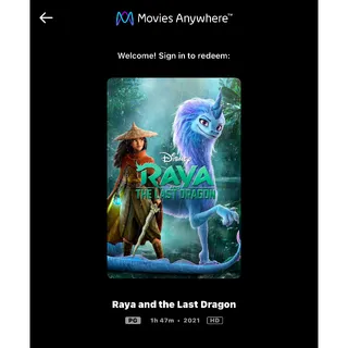 Raya and the Last Dragon (2021) / q5cw🇺🇸 / HD MOVIESANYWHERE