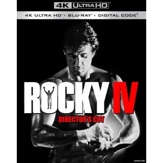 Rocky IV - THE ULTIMATE DIRECTORS CUT (1985) / 🇺🇸 / 4K UHD VUDU