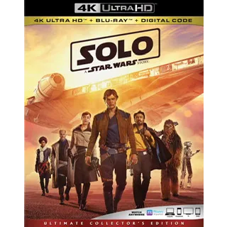 Solo A Star Wars Story (2018) / 🇺🇸 / krkw / 4K UHD TUNES
