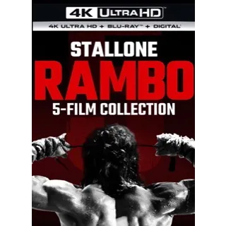 RAMBO 5-Movie Collection / abv4🇺🇸 / 4K UHD VUDU