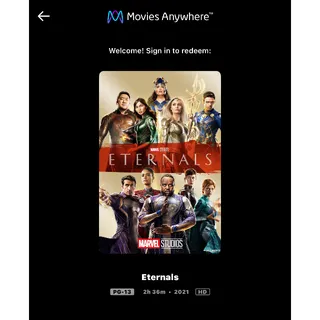 Eternals (2021) / g78p🇺🇸 / HD MOVIESANYWHERE