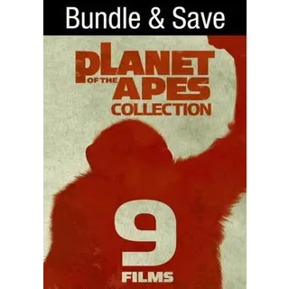PLANET OF THE APES 9-Movie SCI-FI EVOLUTION LEGACY Collection / u8q1🇺🇸 / HD MOVIESANYWHERE