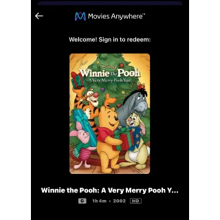 Winnie the Pooh: A Very Merry Pooh Year (2002) / 🇺🇸 / HD MOVIESANYWHERE 