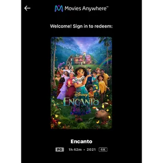 Encanto (2021) / zxf3🇺🇸 / 4K UHD MOVIESANYWHERE 