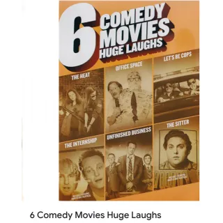 COMEDY 6-Movie Collection / gzh1🇺🇸 / HD MOVIESANYWHERE