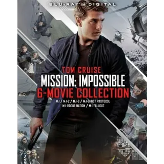 MISSION: IMPOSSIBLE 6-Movie Collection / k3jjh4🇺🇸 / HD VUDU