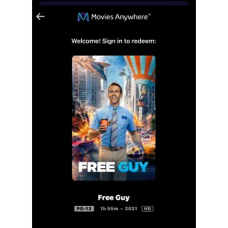 Free Guy (2021) / gii6🇺🇸 / HD MOVIESANYWHERE