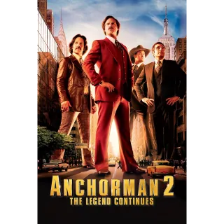 Anchorman 2: The Legend Continues (2013) / 🇺🇸 / HD VUDU