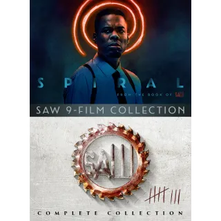 SAW 1–7 + Jigsaw + Spiral (2021) / wdh4🇺🇸 / HD VUDU