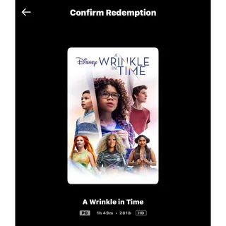 A Wrinkle in Time (2018) / HD MOVIESANYWHERE