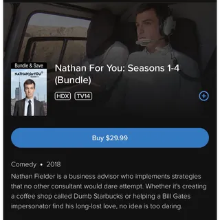 Nathan For You - The Complete Series / 🇺🇸 / HD FANDANGO