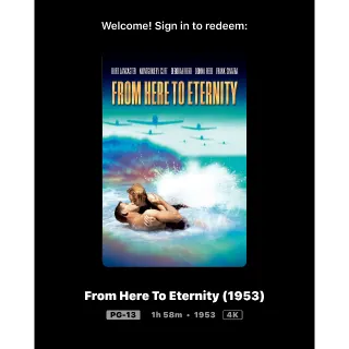 From Here to Eternity (1953) / asm5🇺🇸 / 4K UHD MOVIESANYWHERE