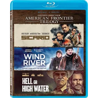 American Frontier Trilogy / gh18🇺🇸 / Sicario + Wind River + Hell or High Water / HD VUDU