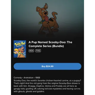A Pup Named Scooby-Doo: The Complete Series / HD FANDANGO