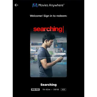 Searching (2018) / 🇺🇸 / HD MOVIESANYWHERE