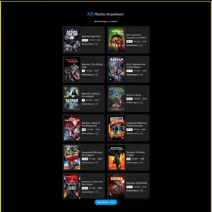 BATMAN 80TH ANNIV 18-Movie Collection - 🇺🇸 (4K MA AND HD MA)