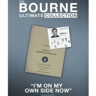 THE BOURNE ULTIMATE COLLECTION / Identity, Supremacy, Ultimatum, Legacy, Jason Bourne / HD MOVIESANYWHERE
