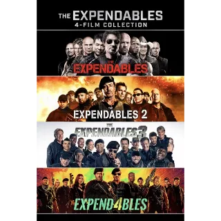 THE EXPENDABLES 1/2/3/AND 4 / 🇺🇸 / HD VUDU