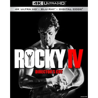 Rocky IV - THE ULTIMATE DIRECTORS CUT (1985) / zqm7🇺🇸 / 4K UHD VUDU