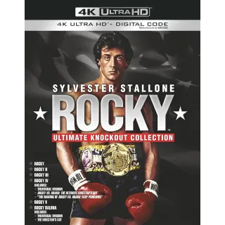 ROCKY The Knockout 6-Movie Collection / 🇺🇸 / 4K UHD VUDU