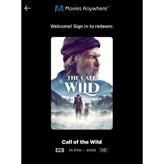 The Call of the Wild (2020) / d1yt🇺🇸 / HD MOVIESANYWHERE